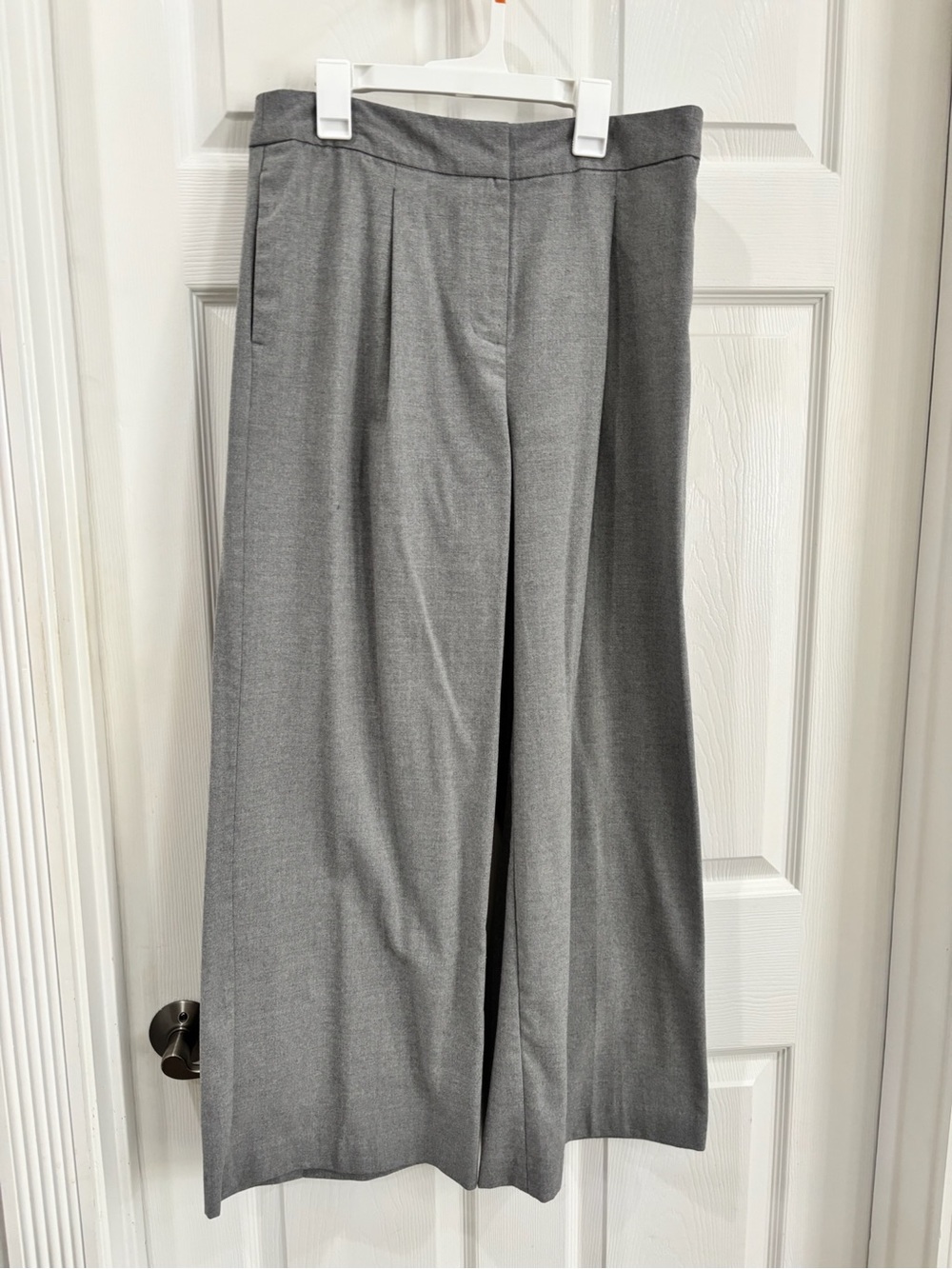 Worthington Gray Wide-Leg Dress Pants